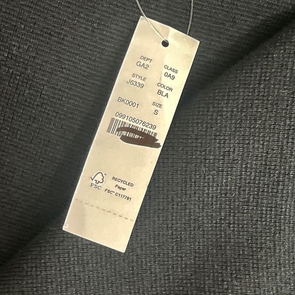 NWT!! J. CREW Juliette Collarless Sweater Blazer Solid Black Longline Knit Small - Picture 13 of 16